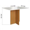 Mesa de Jantar 4 Lugares Miami Freijo/off White/cacau - Indekes - 3