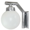 Ver imagem 1 de Arandela Solarium 215 Externa/interna com Globo de Polietileno Prata Velha