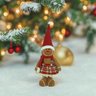 Boneco Natalino Gingerbread em Pe com Chapeu Vermelho 34cm - 2