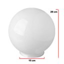 Ver imagem 2 de Arandela Solarium 215 Externa/interna com Globo de Vidro Leitoso 15x28 Ouro Velho