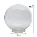 Ver imagem 3 de Arandela Solarium 215 Externa/Interna com Globo de Vidro Transparente 15x28 Preto