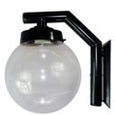 Ver imagem 1 de Arandela Solarium 215 Externa/Interna com Globo de Vidro Transparente 15x28 Preto