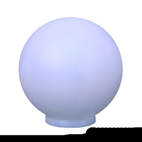 Globo de Polietileno ( Plastico) Leitoso 15x42