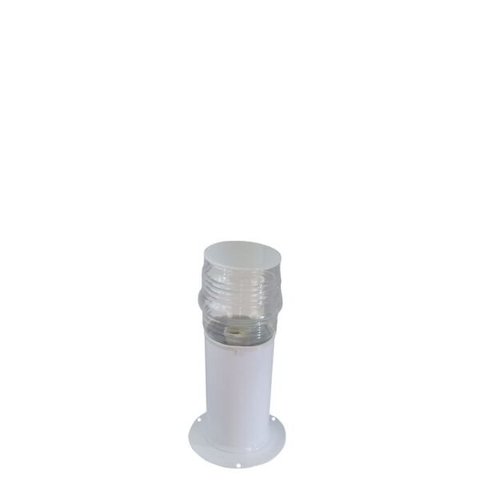 Balizador de Jardim Timoneiro 30cm P30 em Alumínio Branco