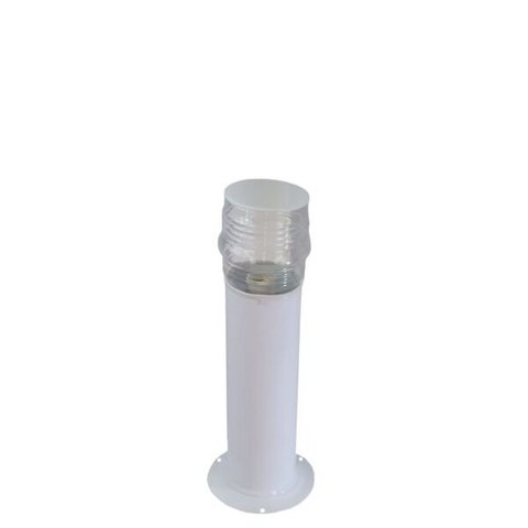 Balizador de Jardim Timoneiro 50cm P50 em Alumínio Branco