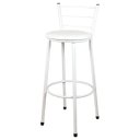 Ver imagem 2 de 2 Banquetas Alta para Cozinha Epoxi Branca:branco
