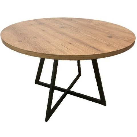 Mesa Estilo Industrial Redonda 80cm