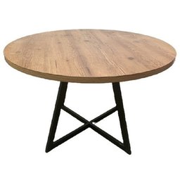 Mesa Estilo Industrial Redonda 80cm - 4