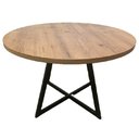 Ver imagem 4 de Mesa Estilo Industrial Redonda 80cm