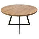 Ver imagem 2 de Mesa Estilo Industrial Redonda 80cm