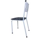 Ver imagem 6 de Kit 6 Cadeira para Cozinha Mc Tubular Almofadada Estrutura Branca com Assento Floral Medcombo