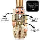 Ver imagem 5 de Quebra Nozes Decorado Natal Dourado Gold Luxo Espada 40cm - Magizi