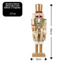 Ver imagem 6 de Quebra Nozes Decorado Natal Dourado Gold Luxo Espada 40cm - Magizi