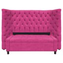 Ver imagem 1 de Kit Cabeceira e Calçadeira Baú Casal Everest P02 140cm para Cama Box Suede - Doce Sonho Móveis