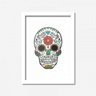 Quadro Decorativo Caveira Mexicana 45cmx33cm Los Quadros - 1