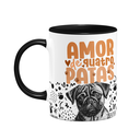 Ver imagem 1 de Caneca - Amor de Quatro Patas - Pug - B-black