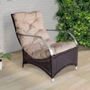 Ver imagem 1 de Poltrona Roma para Área Externa de Alumínio e Fibra Sintética