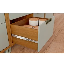 Cozinha Modulada 9 Peças Ripado Imperatriz Ângulo Mdf - Freijo / Off White- Nesher - 7