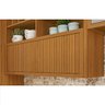 Cozinha Modulada 9 Peças Ripado Imperatriz Ângulo Mdf - Freijo / Off White- Nesher - 10
