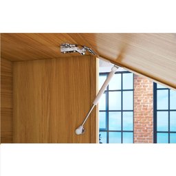 Cozinha Modulada 9 Peças Ripado Imperatriz Ângulo Mdf - Freijo / Off White- Nesher - 9