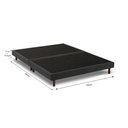 Ver imagem 2 de Base para Cama Box Casal Lótus Estrutura em Madeira Bipartida Bouclé Chumbo