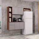 Ver imagem 3 de Cozinha Compacta Supensa com Balcão Mel 163-Poquema - Capuccino / Off White