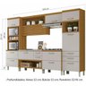 Cozinha Modulada 5 Peças Ripado Nesher Princesa Mdf - Freijo / Off White - 8