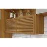 Cozinha Modulada 5 Peças Ripado Nesher Princesa Mdf - Freijo / Off White - 3