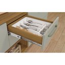 Ver imagem 4 de Cozinha Modulada 5 Peças Ripado Nesher Princesa Mdf - Freijo / Off White