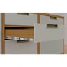 Cozinha Modulada 5 Peças Ripado Nesher Imperatriz Mdf - Freijo / Off White - 4