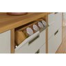 Cozinha Modulada 5 Peças Ripado Imperatriz Torre Quente Mdf -Freijó/Off White -  Nesher - 3