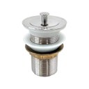 Ver imagem 1 de Valvula Tanque 1 1/4 Inox com Puxador Cuba Lavabos