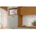 Ver imagem 7 de Cozinha Modulada 3 Peças Paneleiro Ripado Nesher Princesa Mdf - Freijo / Off White