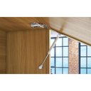 Ver imagem 6 de Cozinha Modulada 9 Peças Ripado Nesher Imperatriz Ângulo Torre Quente Mdf - Freijó / Grafite