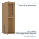 Ver imagem 5 de Armário Aéreo 20cm 1 Porta Condessa Cinza/Carvalho/Titânio