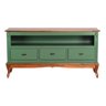 Rack Luiz Xv 03 Gavetas 1034 Laca Verde Musgo - 2