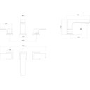 Ver imagem 2 de Misturador Lavatorio Mesa Bica Baixa Unic Gold - Deca Deca Metais