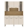 Armário de Cozinha Compacta Mdf 8 Portas Golden Plus - Freijó/soft - 9
