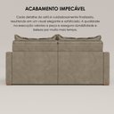 Ver imagem 7 de Sofá Cama Retrátil em Madeira Eucalipto e Veludo 200cm Flórida