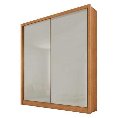 Guarda Roupa Casal Toledo 2 Portas 3 Gavetas Cinamomo Fendi - Novo Horizonte