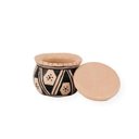 Ver imagem 6 de Cerâmica Indígena Etnia Waurá: Pote com Tampa (x064)