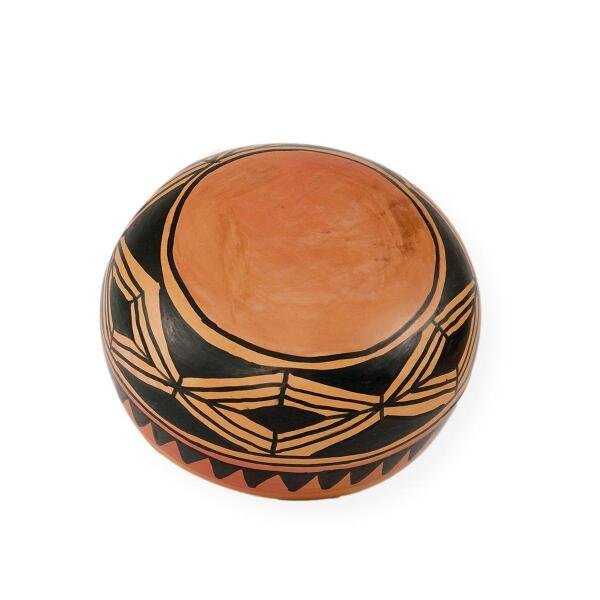 Cerâmica Indígena Etnia Waurá: Pote, Tigela ou Petisqueira (X066) - 5