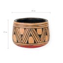 Ver imagem 2 de Cerâmica Indígena Etnia Waurá: Pote ou Tigela (x070)