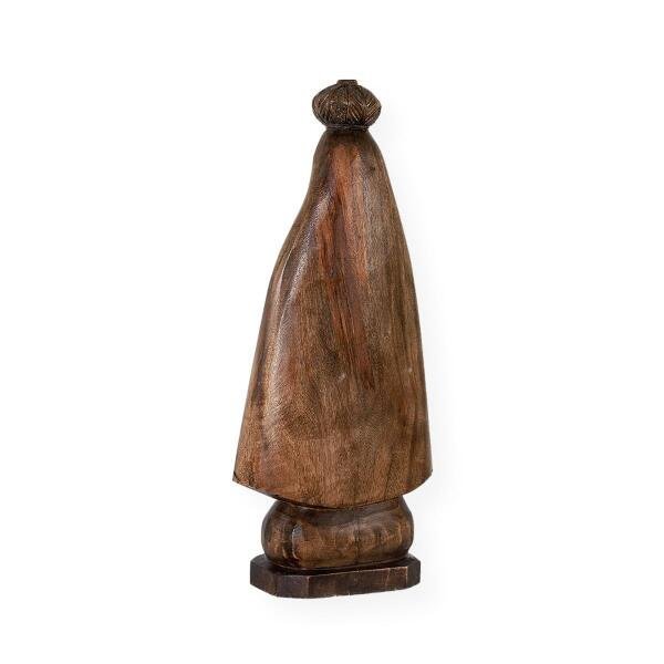 Escultura Madeira Recuperada: Nossa Senhora Aparecida, Tam 50 cm (1211) - 6