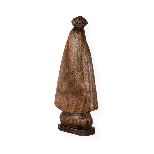 Escultura Madeira Recuperada: Nossa Senhora Aparecida, Tam 50 cm (1211) - 5