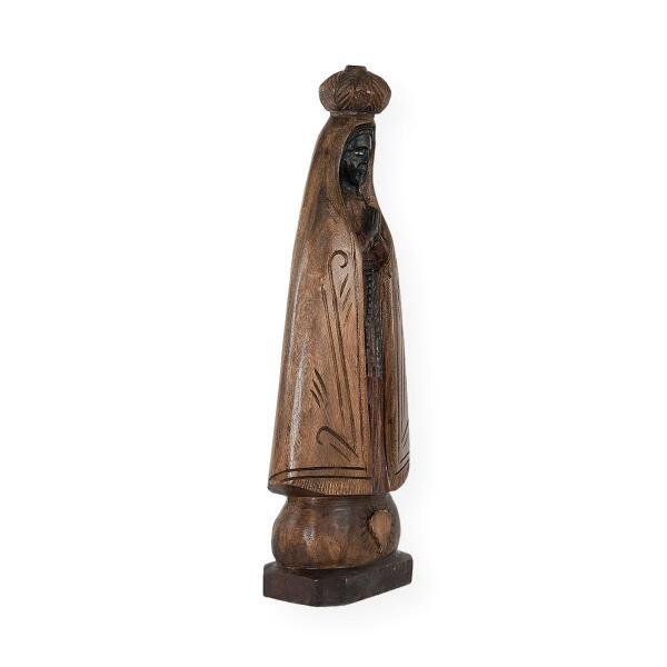 Escultura Madeira Recuperada: Nossa Senhora Aparecida, Tam 50 cm (1211) - 3