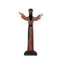 Ver imagem 1 de Escultura em Madeira: São Francisco de Assis, Tam 48 Cm (1212)