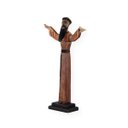 Ver imagem 4 de Escultura em Madeira: São Francisco de Assis, Tam 48 Cm (1212)