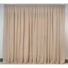 Cortina Prega Franzida Linho Misto Rosê 2,40m - 1