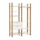 Ver imagem 5 de Closet Industrial TW403WJG 2 Gavetas 9 Prateleiras MDF 145cm Dalla Costa Móveis
